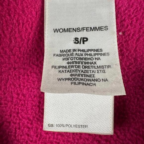 The North Face Women's Pink Quarter Zip Fleece Pullover Size Small Hike Active - Picture 5 of 11